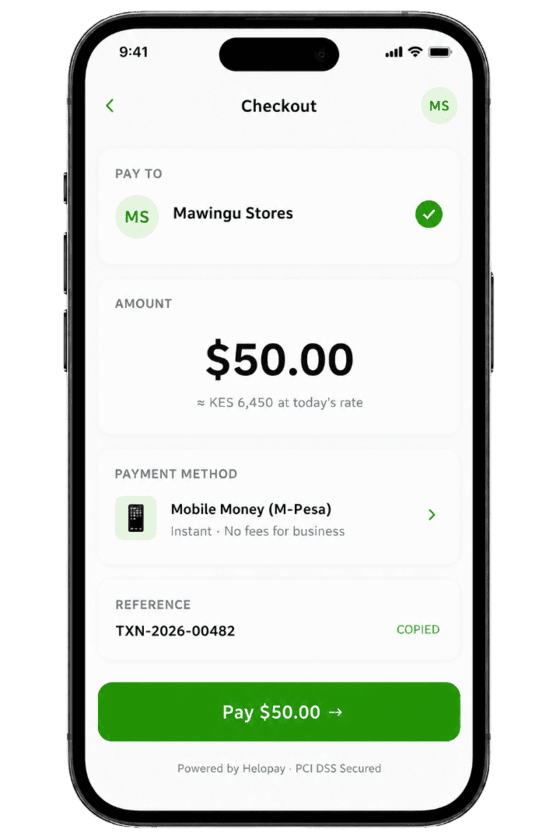 Helopay mobile app